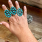 Ring - pick gour size turquoise ring and sterling silver