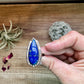 Lapis ring  -adjustable - Lapis and sterling silver