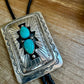 Bigger Sterling silver Bolo with turquoise