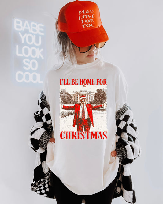 I'll Be Home For Christmas Tee