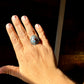 Ring size 7 - turquoise and sterling silver