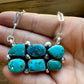 Kingman turquoise necklace on chain II