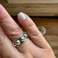 Ring band - size 6 -Sterling silver