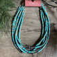 Real Navajo choker with composite turquoise - best seller