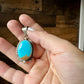 Oval Pendant - Kingman Turquoise & Sterling Silver