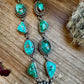 Royston turquoise necklace and earrings set