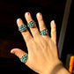 Ring pick your size - turquoise and sterling silver