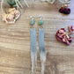 Turquoise earrings chic dangle - real turquoise