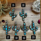 cactus turquoise pendant
