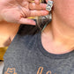 Sterling silver stud earrings