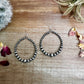 Only Sterling Silver Pearls Hoops
