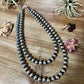 10 mm Sterling Silver Pearls necklace