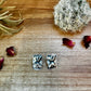 Sterling silver stud earrings