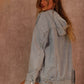 Oversized Denim Hoodie