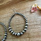 Only Sterling Silver Pearls Hoops