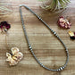 18 inch Graduated Sterling Silver Pearls necklace