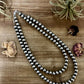 18 to 20 inch 10 mm Sterling Silver Pearls necklace