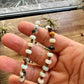 24 inch faceted amazonite beaded necklace fall collection