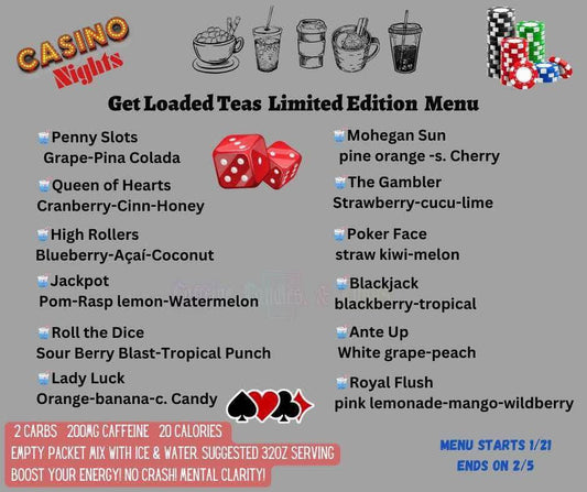 Casino loaded tea bundle 🥤⚡️