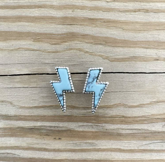 LIGHTNING STUD EARRINGS