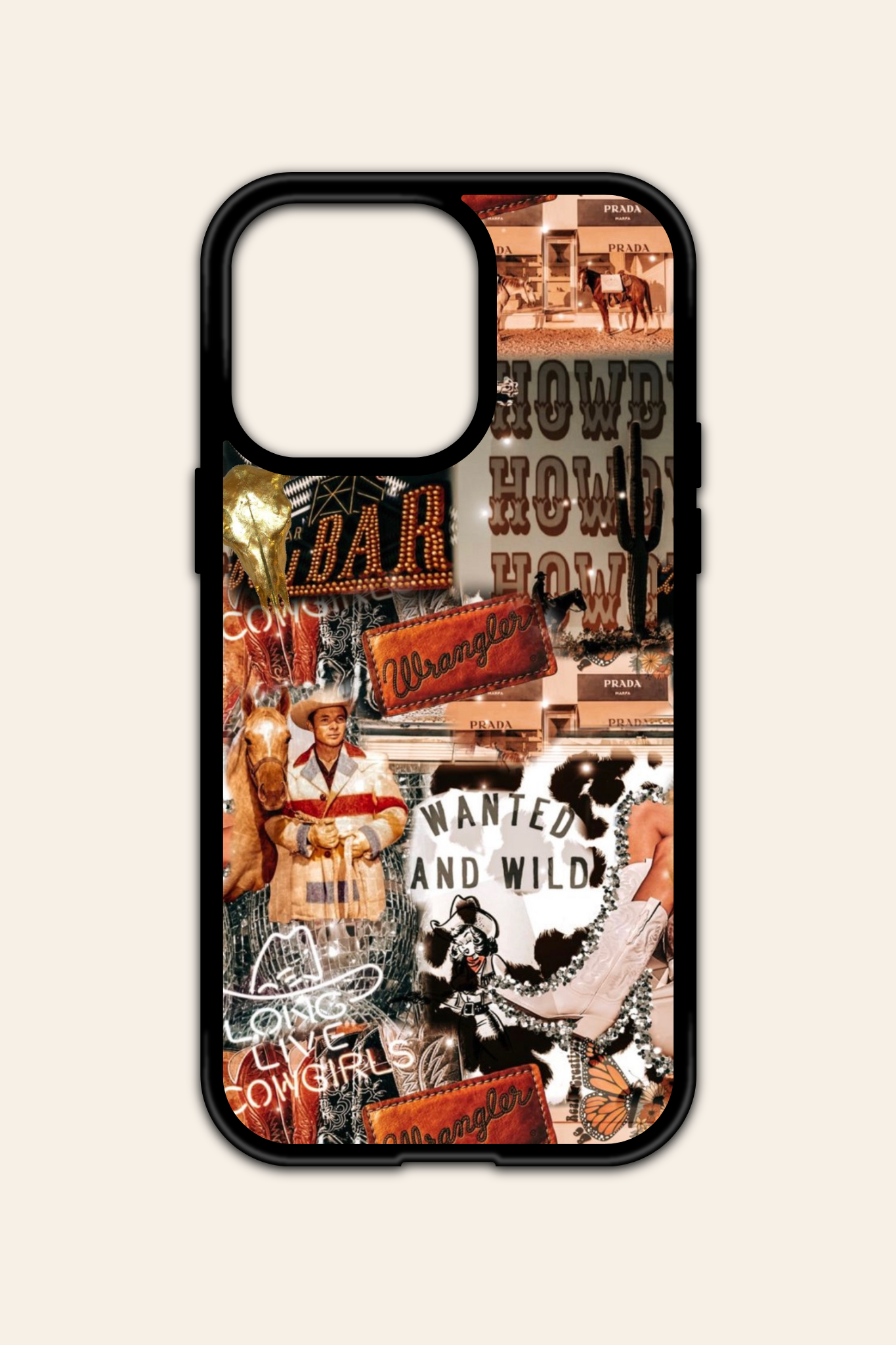 Wanted & Western iPhone Case