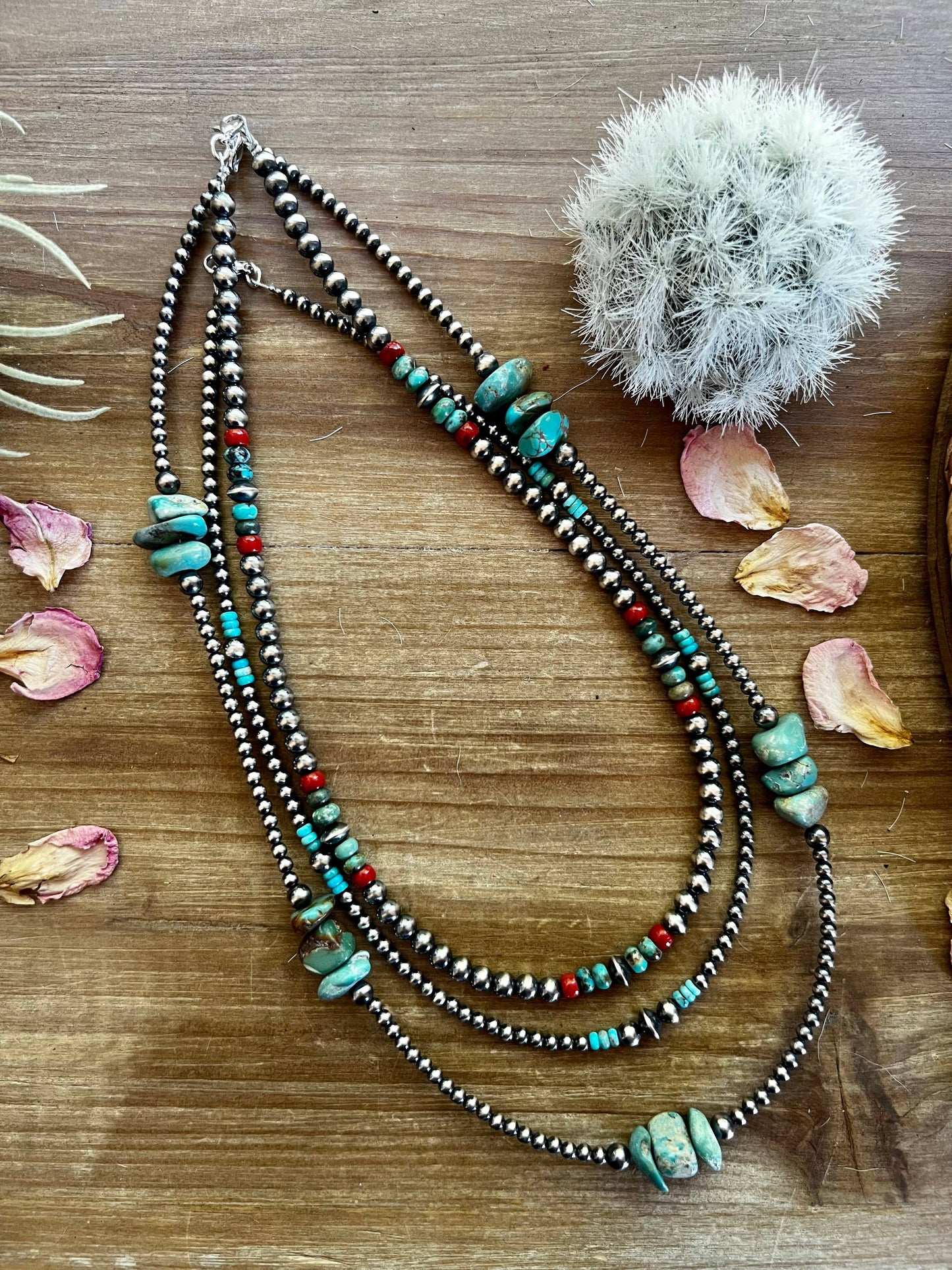 19 Inch necklace with Navajo pearl