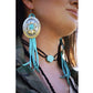 Oval Concho Earrings