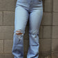 High Rise Vintage Flare Jeans