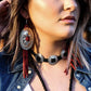 Oval Concho Earrings