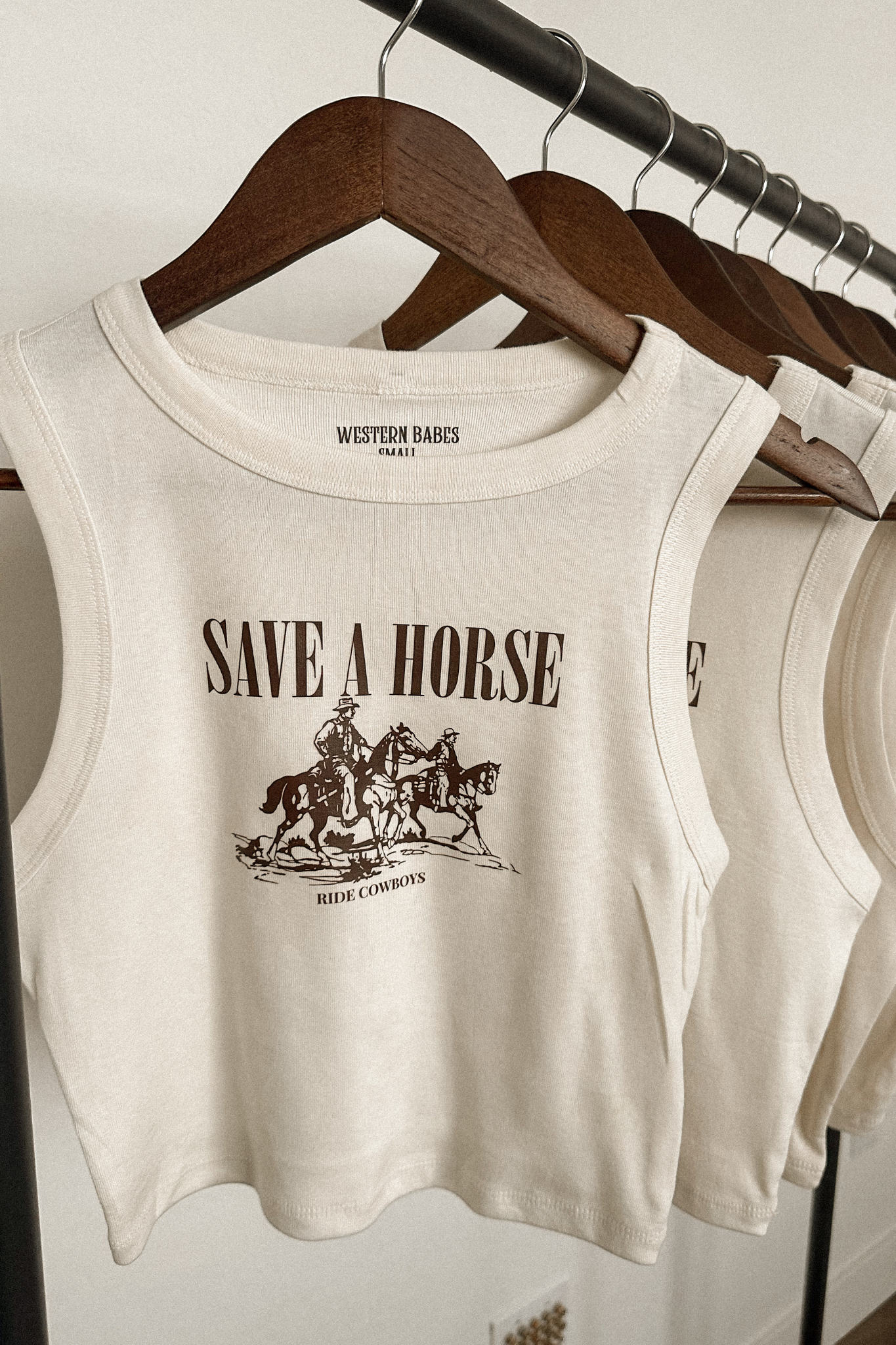 Ride Cowboys Tank - Ivory