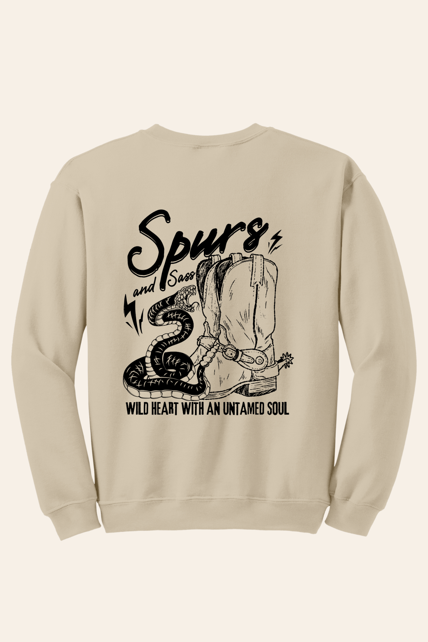 Spurs & Sass Crewneck