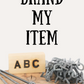 Brand My Item