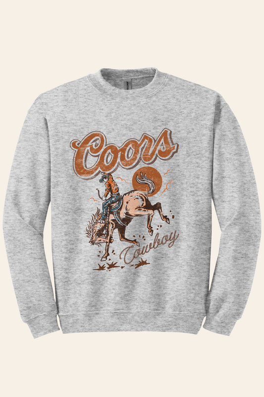 Buckin Cowboy Crewneck