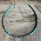 5mm Navajo Chokers - different style show in listing: Turquoise