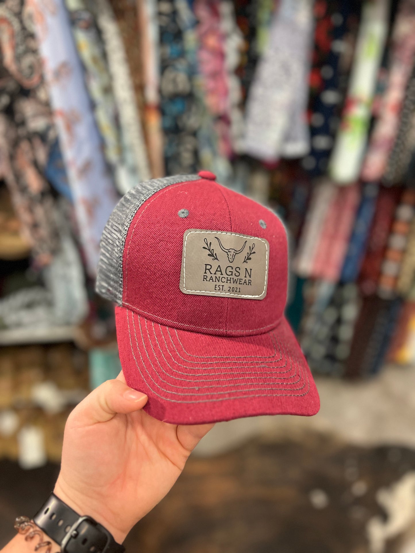 hat with patch 🧢 - multiple styles available